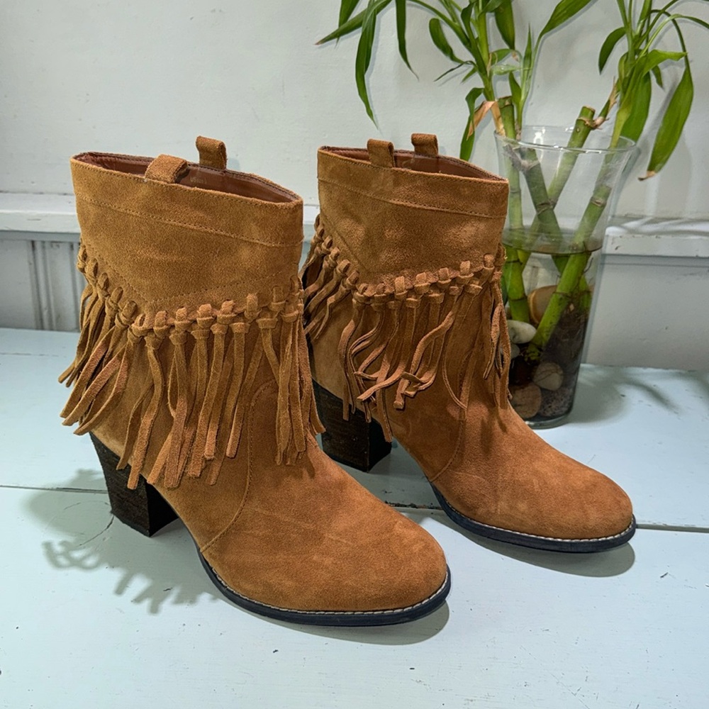 Sbicca Vintage Collection Sound Fringe Boots